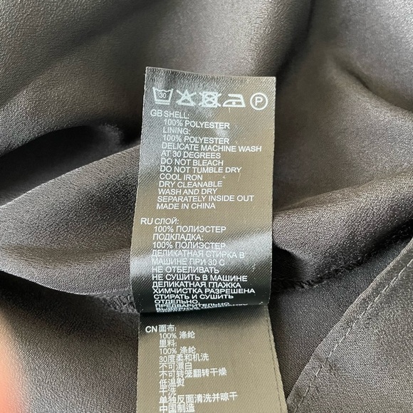 New! Reiss Natalie tie back patterned Dress nwt 18405 - Picture 14 of 14